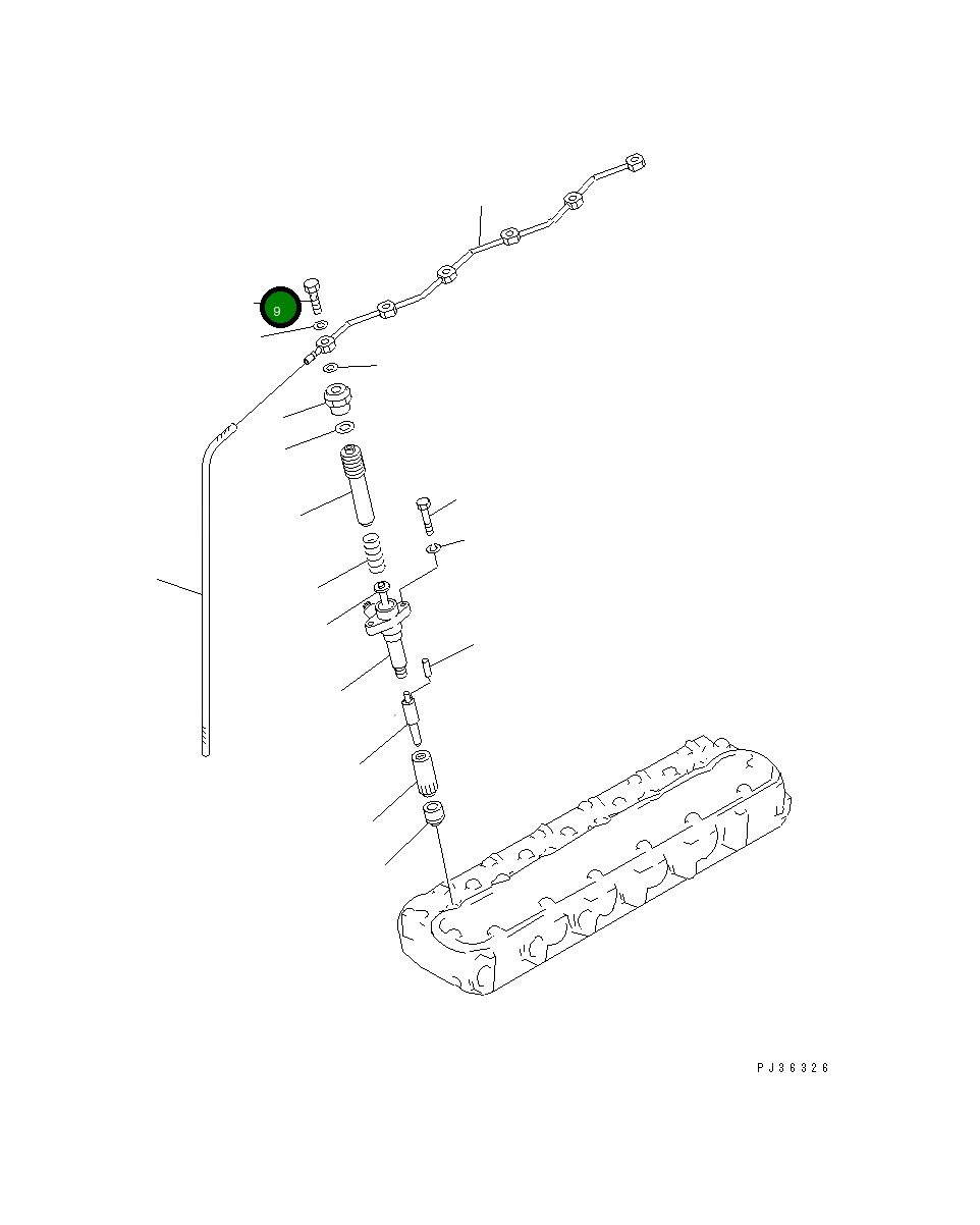 Болт 6127-11-3152 Komatsu