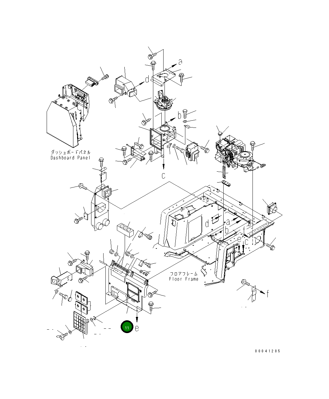 Крышка 198-911-6581 Komatsu
