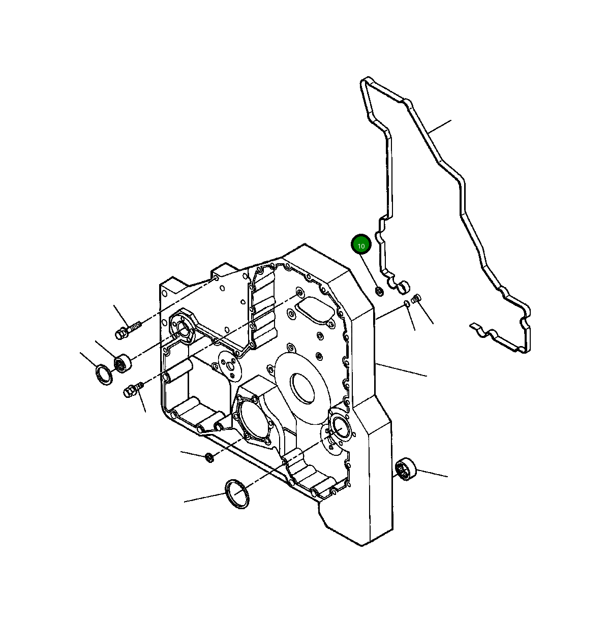 Кольцо уплотнительное (O-Ring) 1294 045 H1  Komatsu