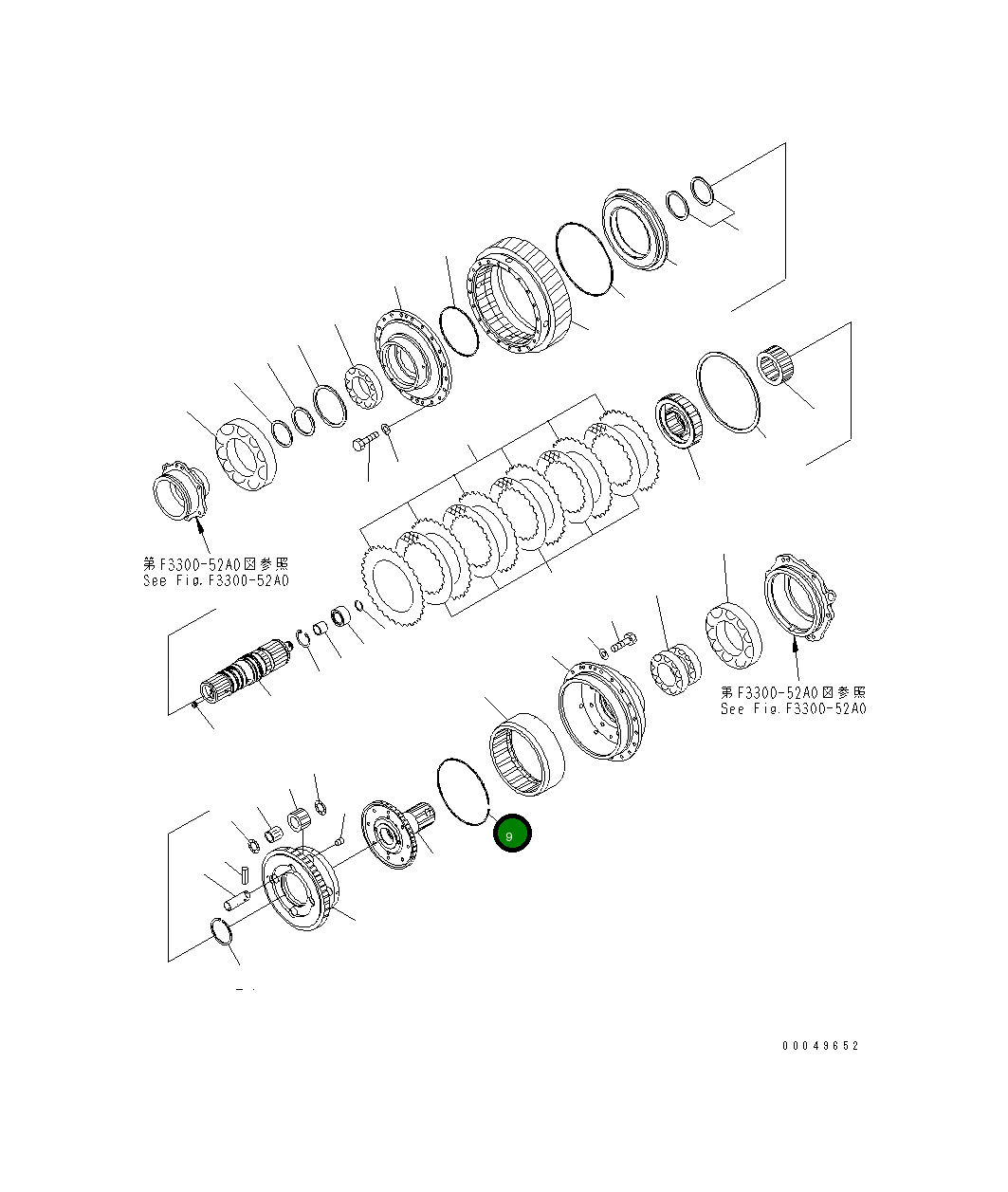 Кольцо 567-15-19510 Komatsu