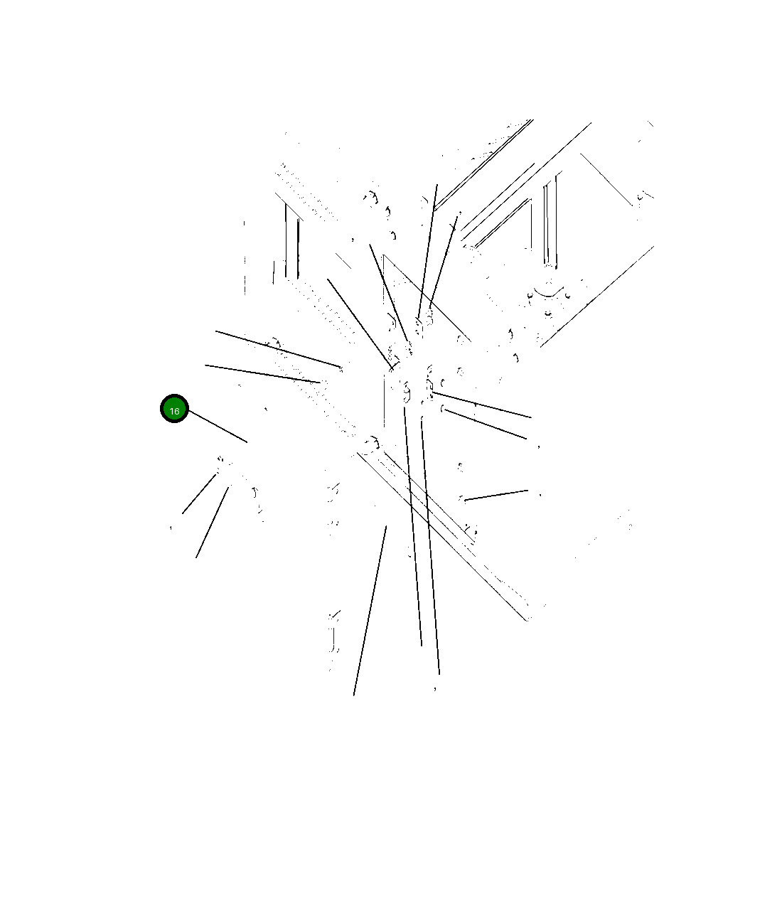 Крышка 207-53-33130 Komatsu