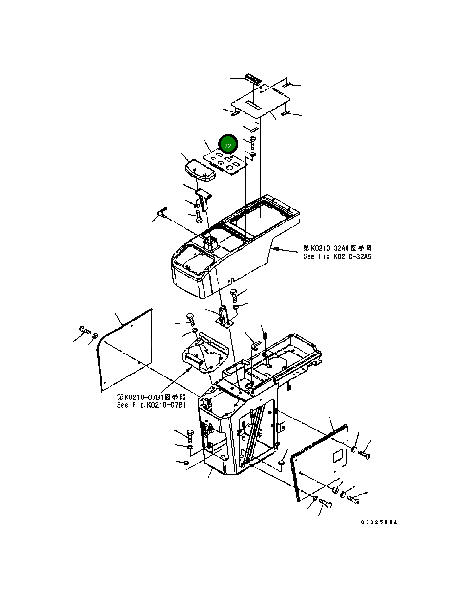 Крышка 419-54-B4170 Komatsu