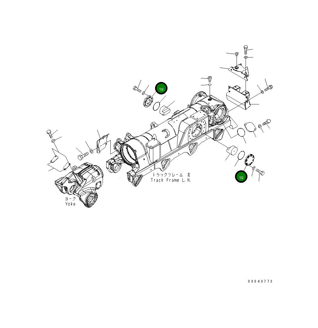 Крышка 198-30-69360 Komatsu