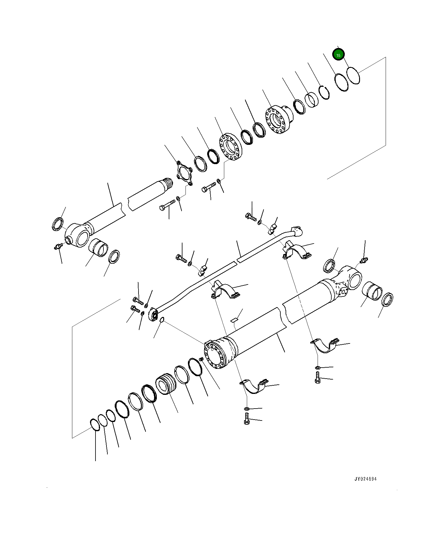 Кольцо уплотнительное (O-Ring) 0700055105 Komatsu