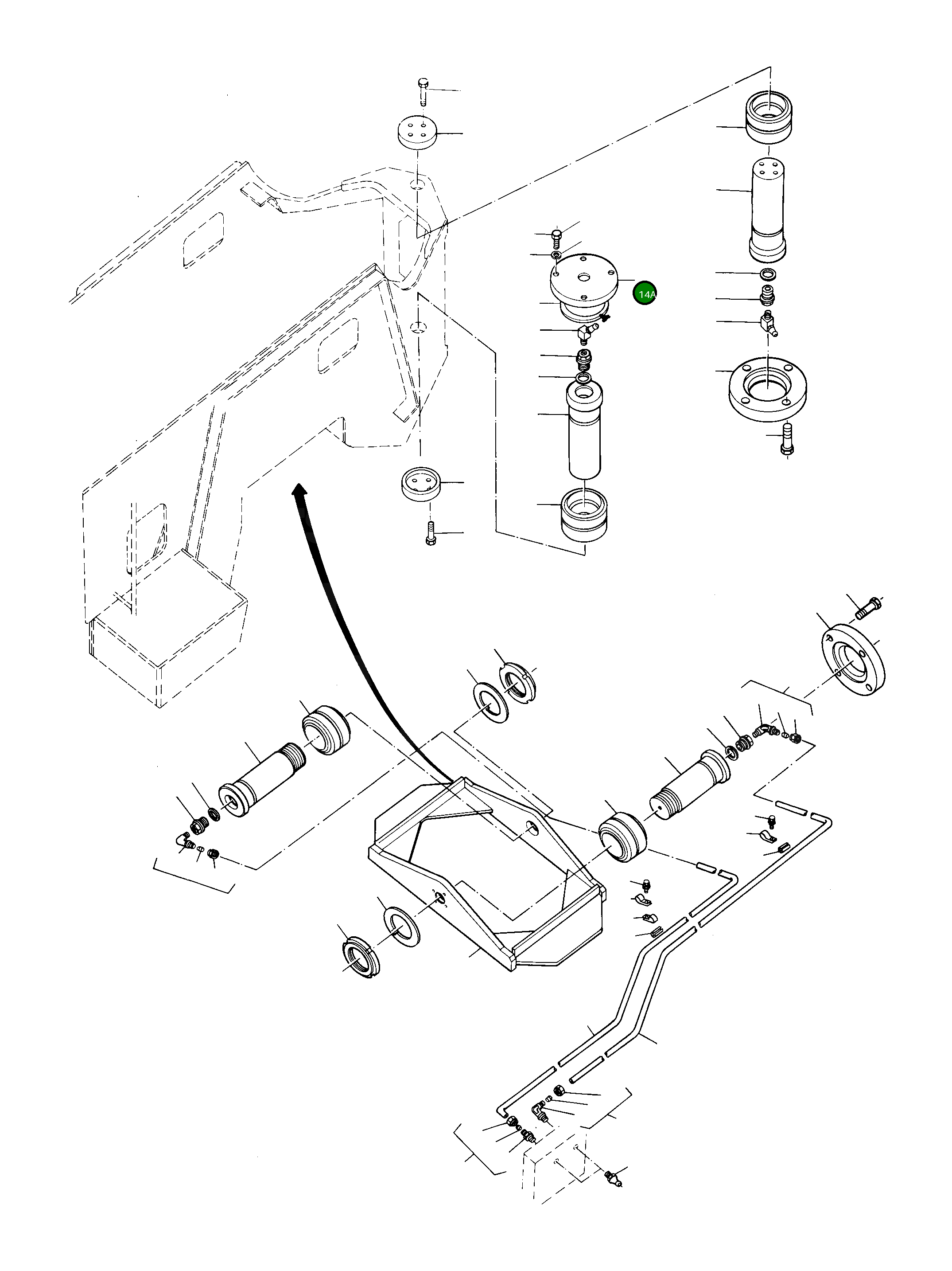 Крышка 3087375M1 Komatsu