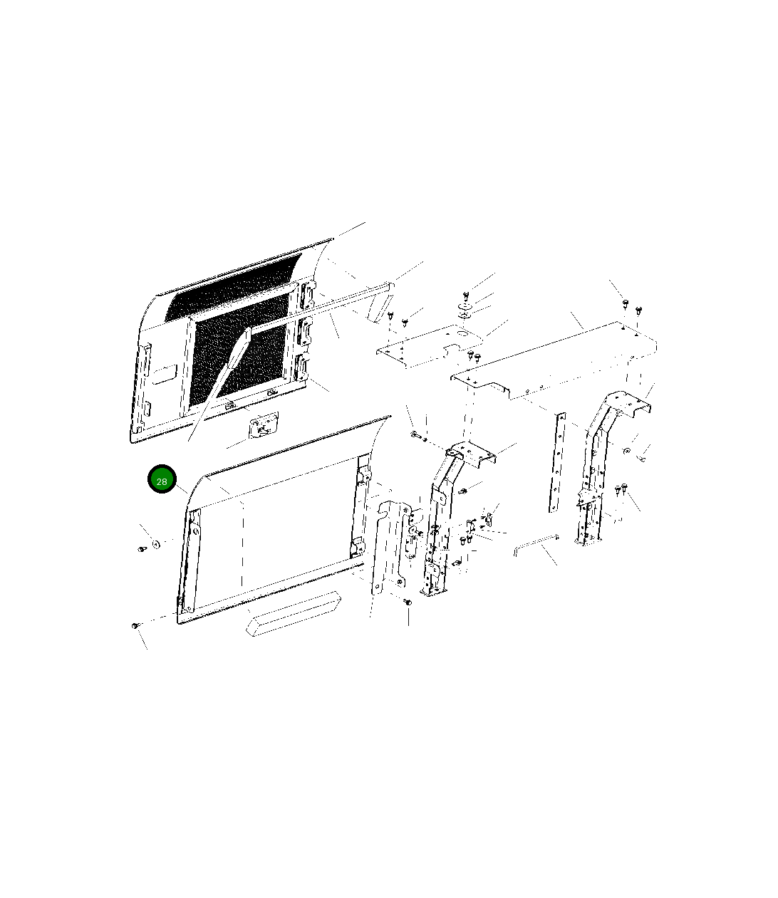 Крышка 206-54-A4820 Komatsu