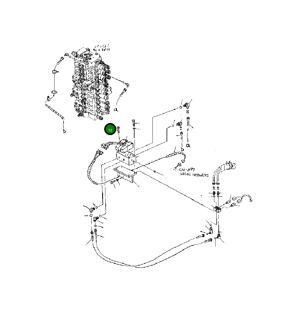 Болт 0125240530 Komatsu