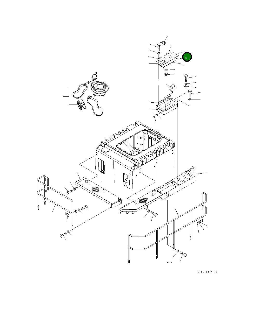 Крышка 21T-54-34362 Komatsu