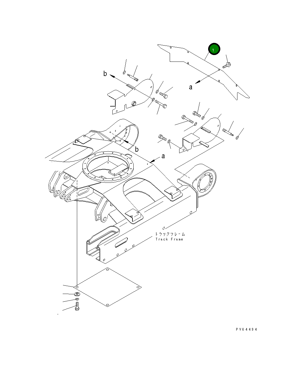 Крышка 20C-30-31131  Komatsu