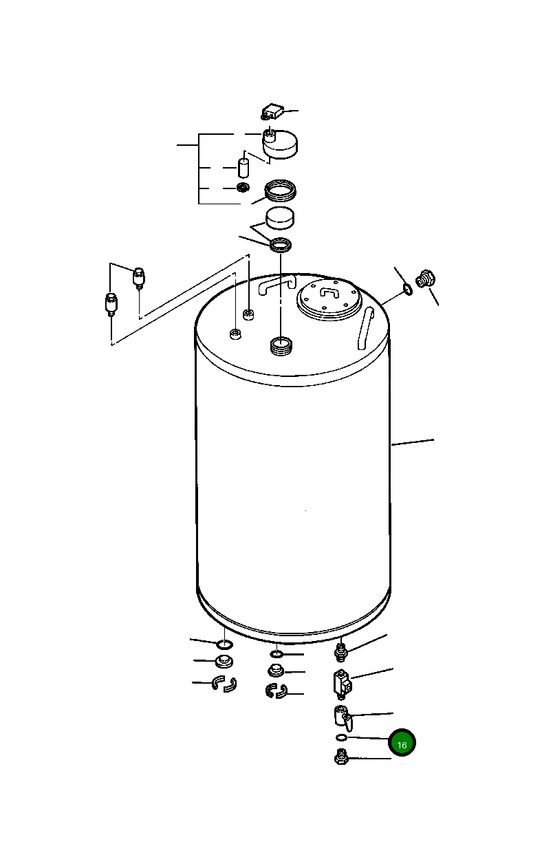 Кольцо уплотнительное (O-Ring) 876 108 C1 Komatsu