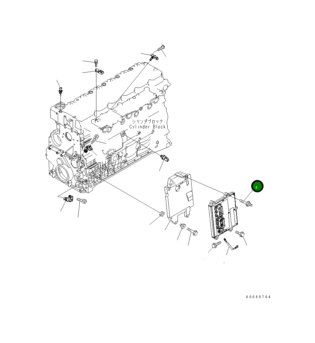 Болт 6754-81-9161 Komatsu