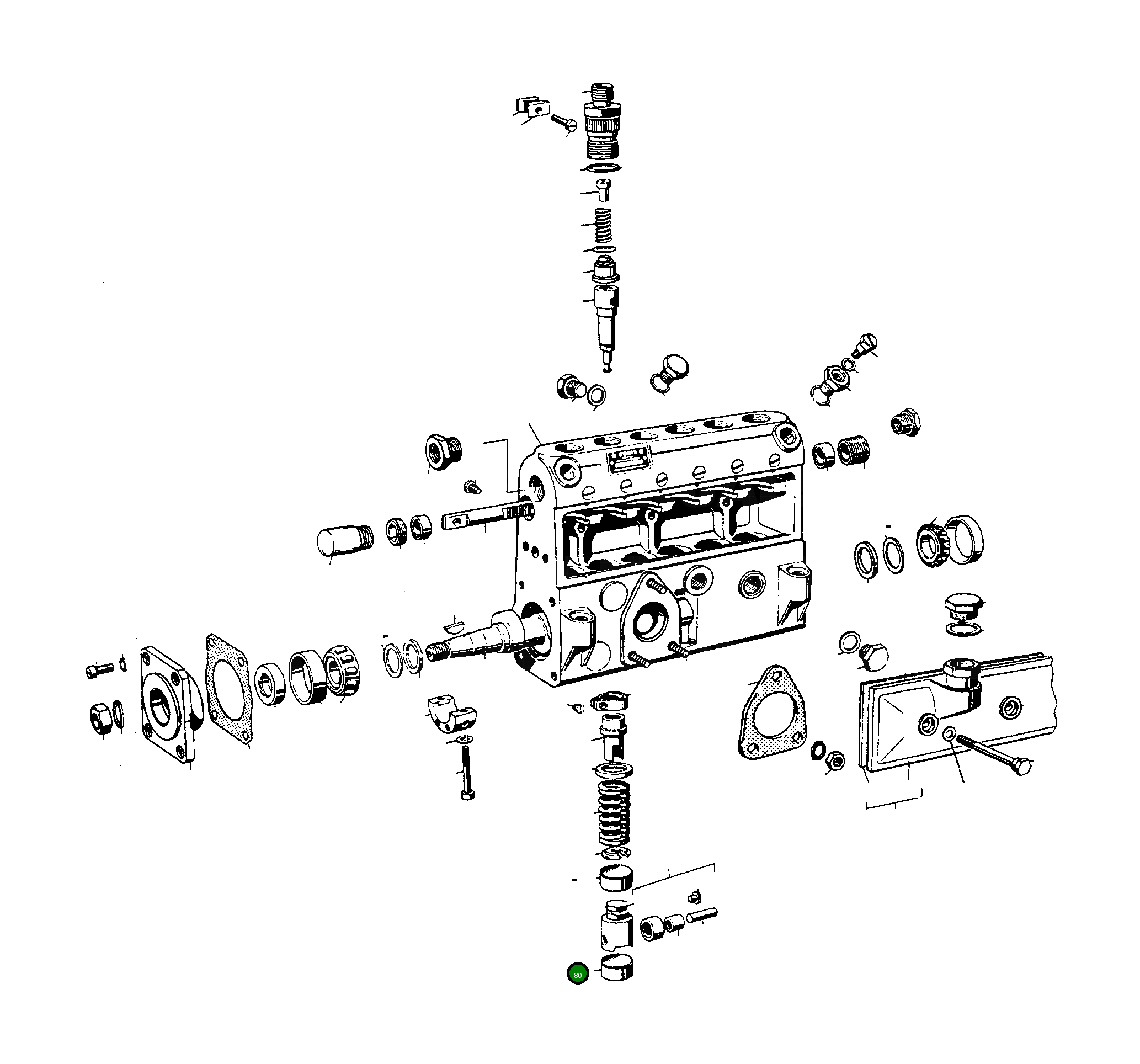 Крышка 3237247M1 Komatsu