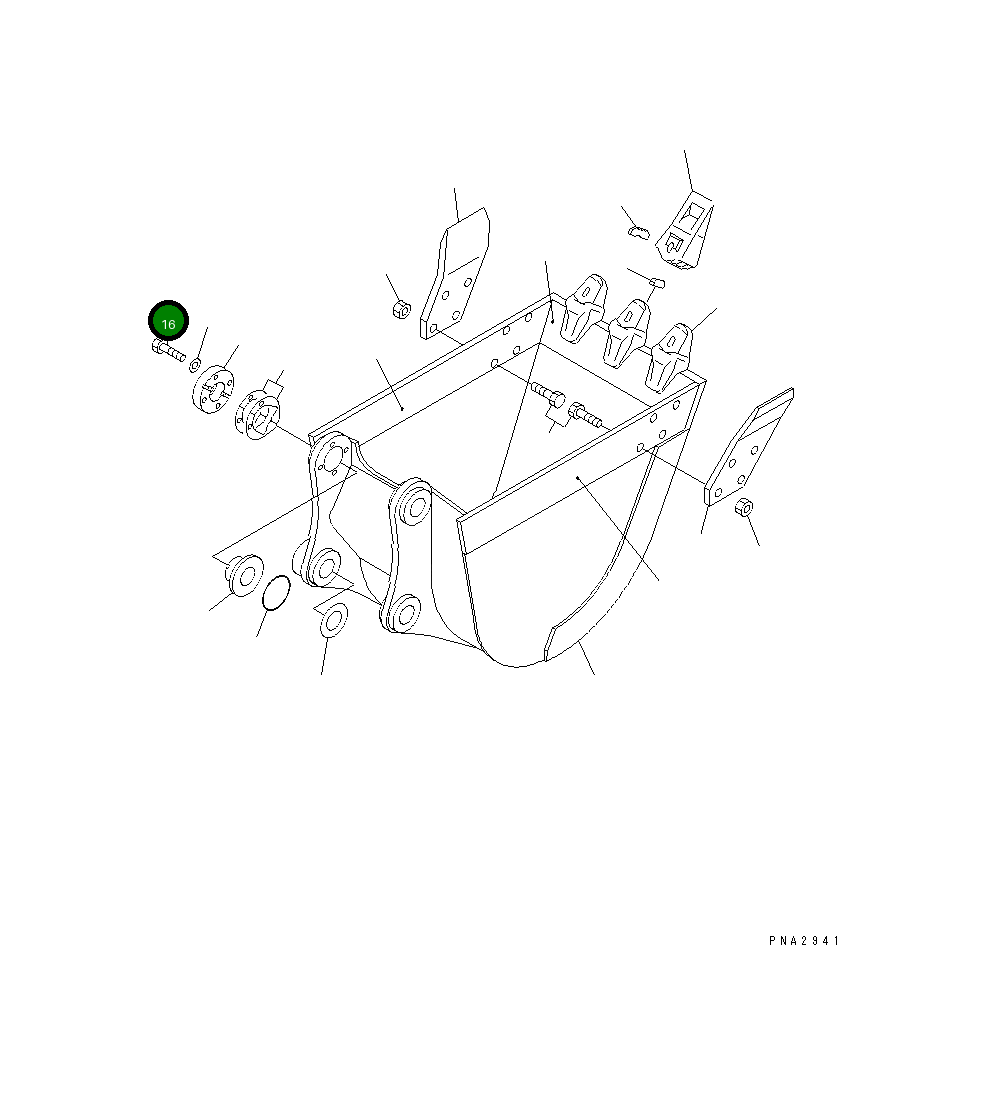 Болт 01010-81470 Komatsu