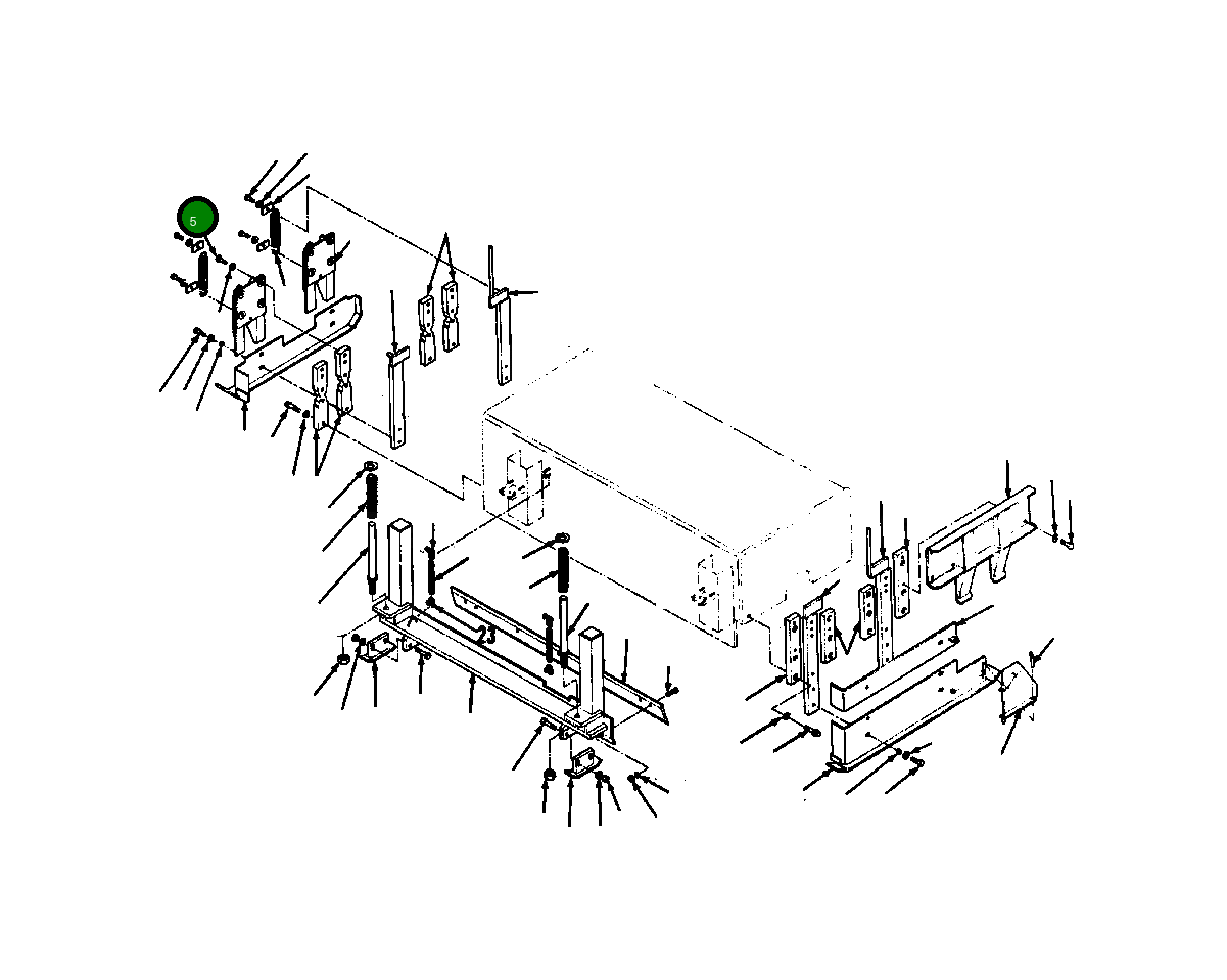 Болт 128 748 Komatsu