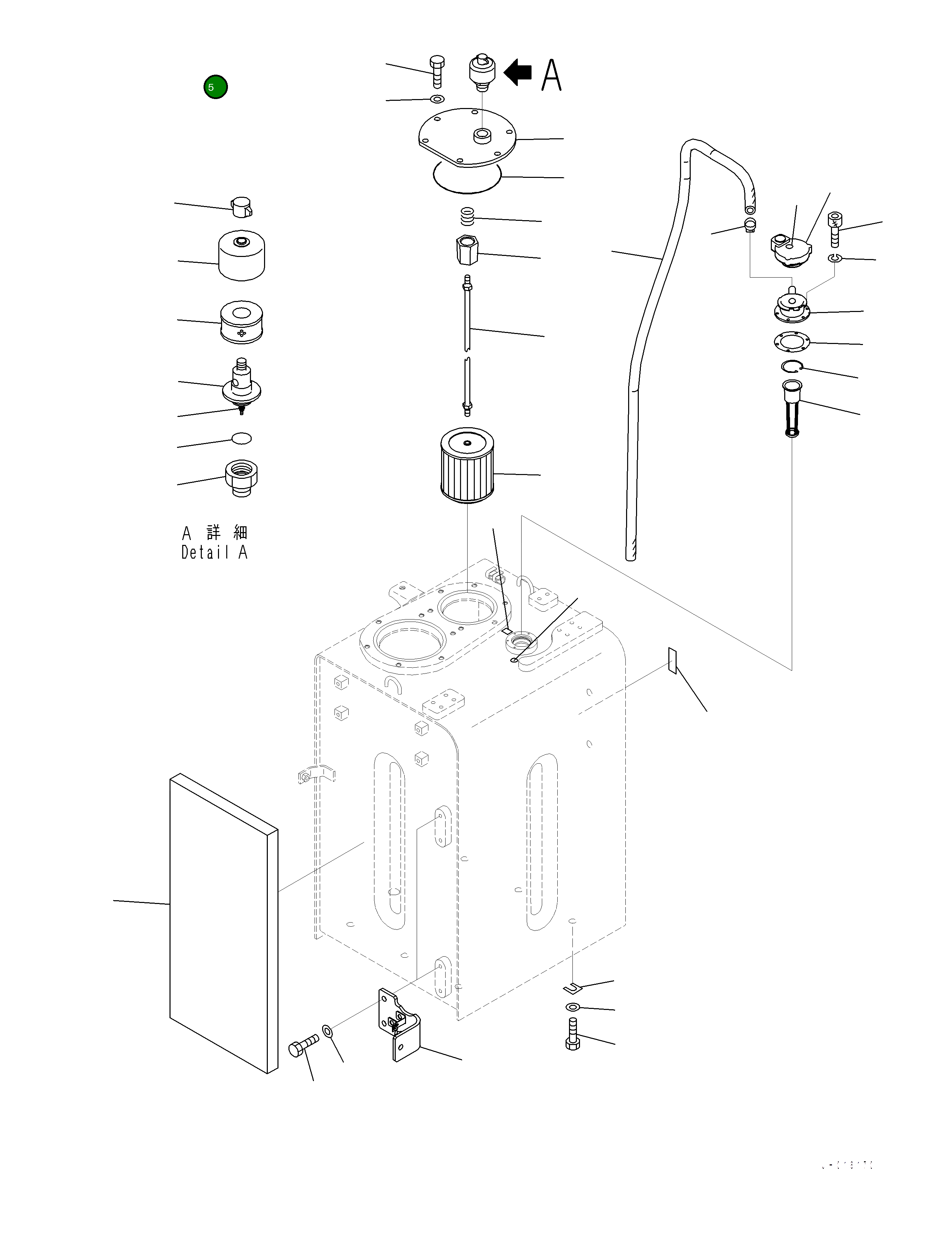 Крышка 2A7-60-11130 Komatsu