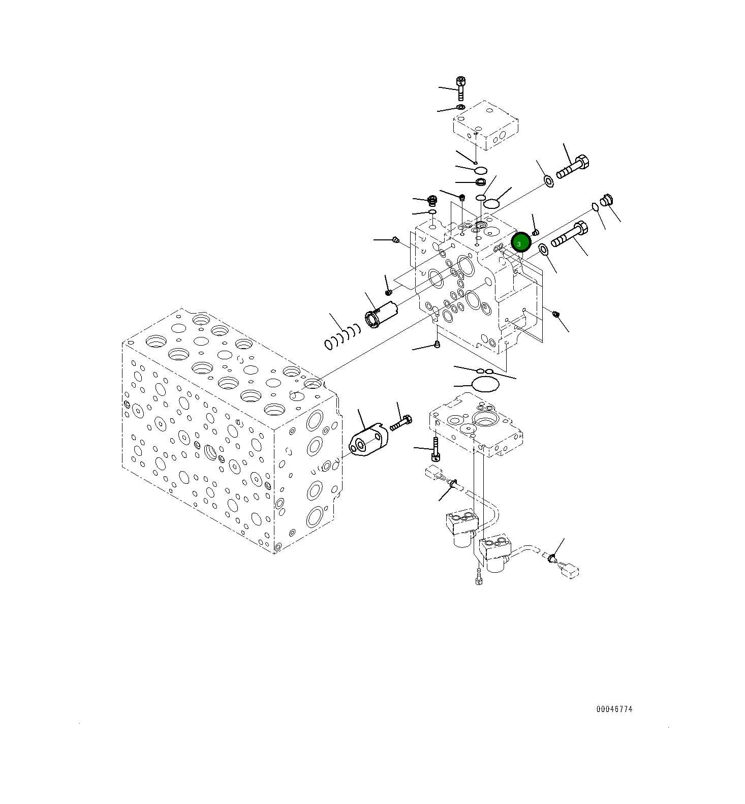 Кольцо уплотнительное (O-Ring) 7022155440  Komatsu