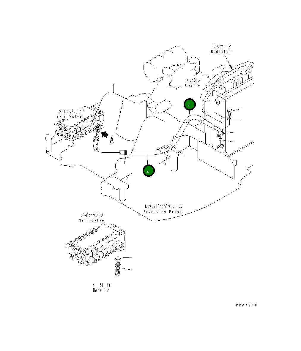Крышка 21K-62-23120 Komatsu
