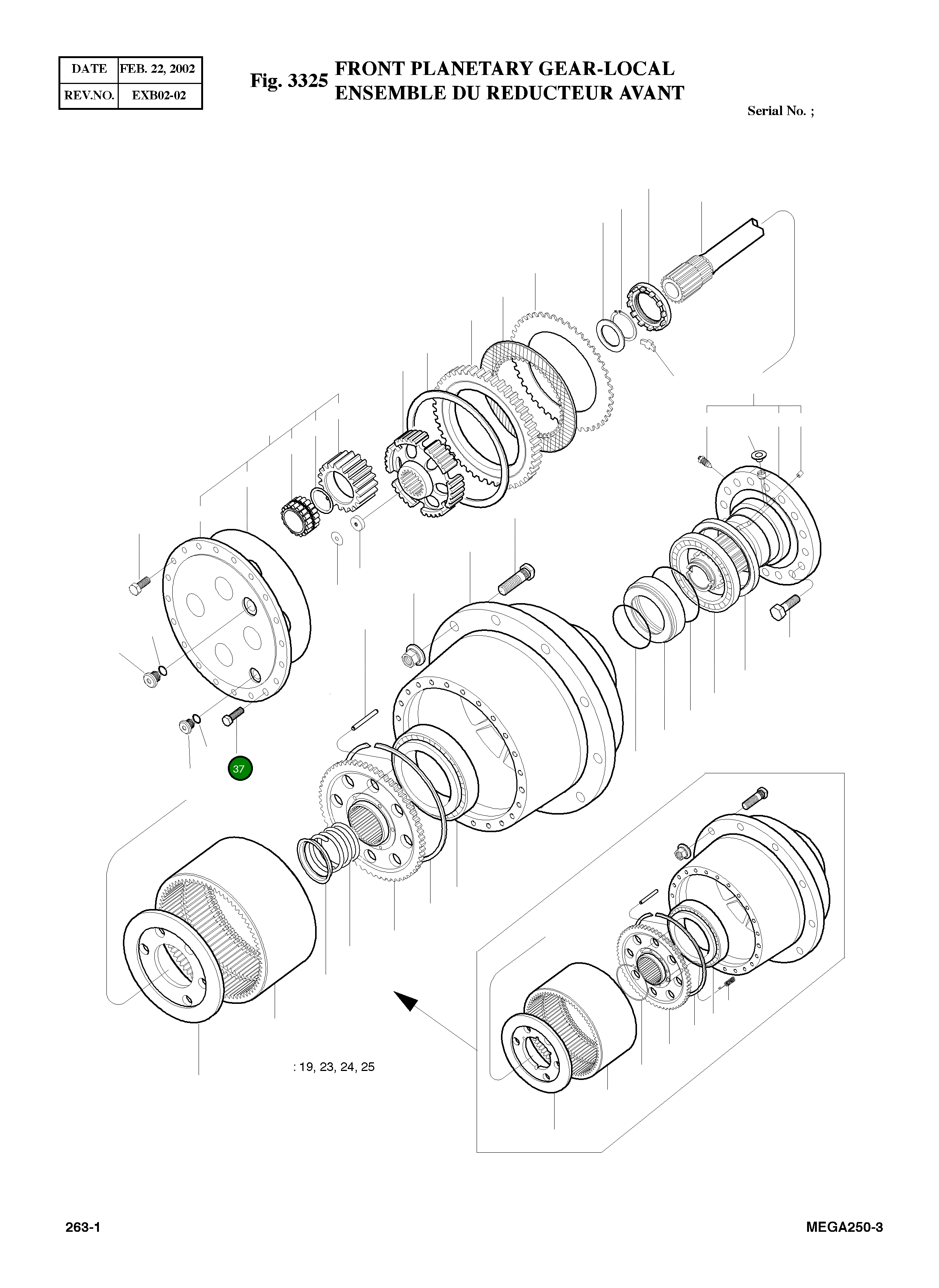 Болт 4120-7048 Komatsu