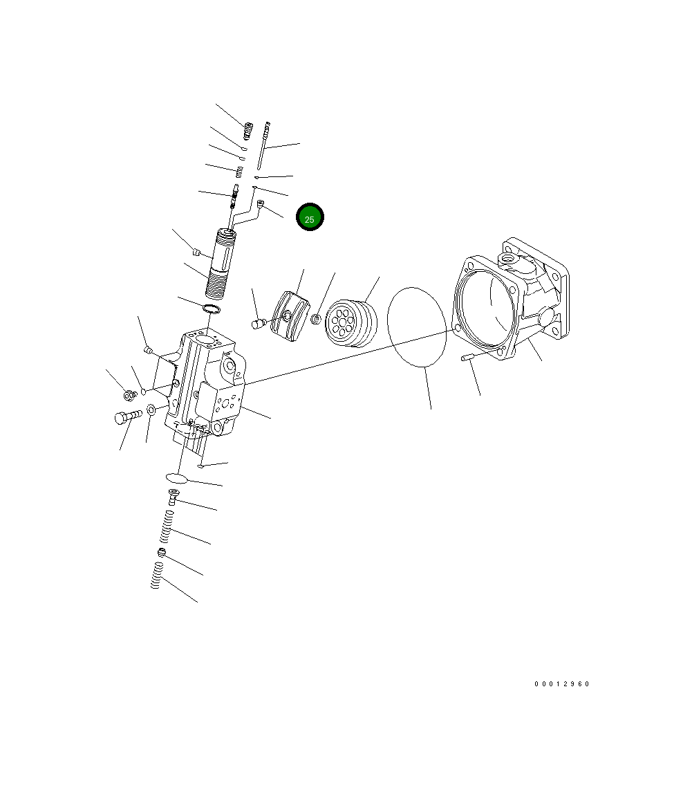 Кольцо 07001-01004 Komatsu