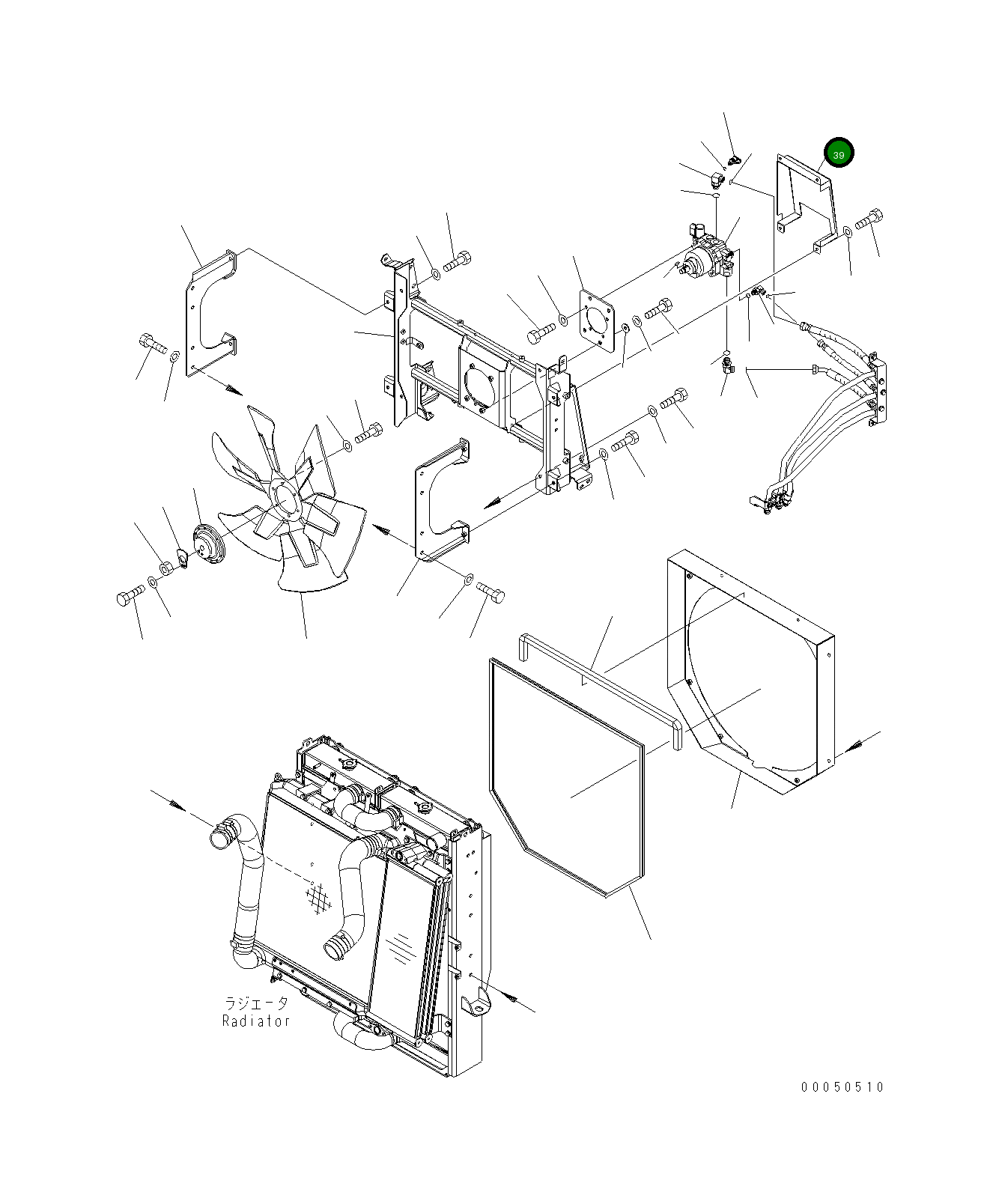 Крышка 421-62-42510  Komatsu