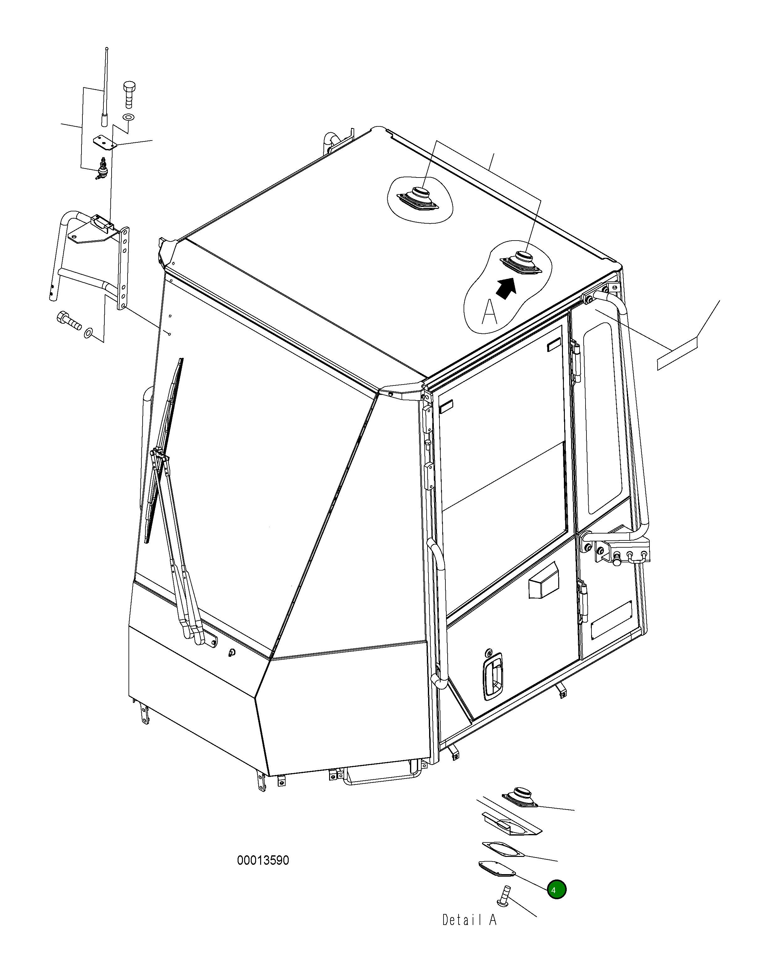 Крышка 418-9672150 Komatsu