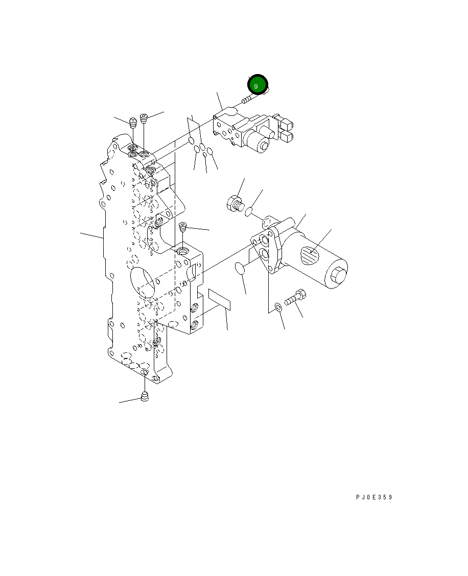 Болт 01252-70650 Komatsu