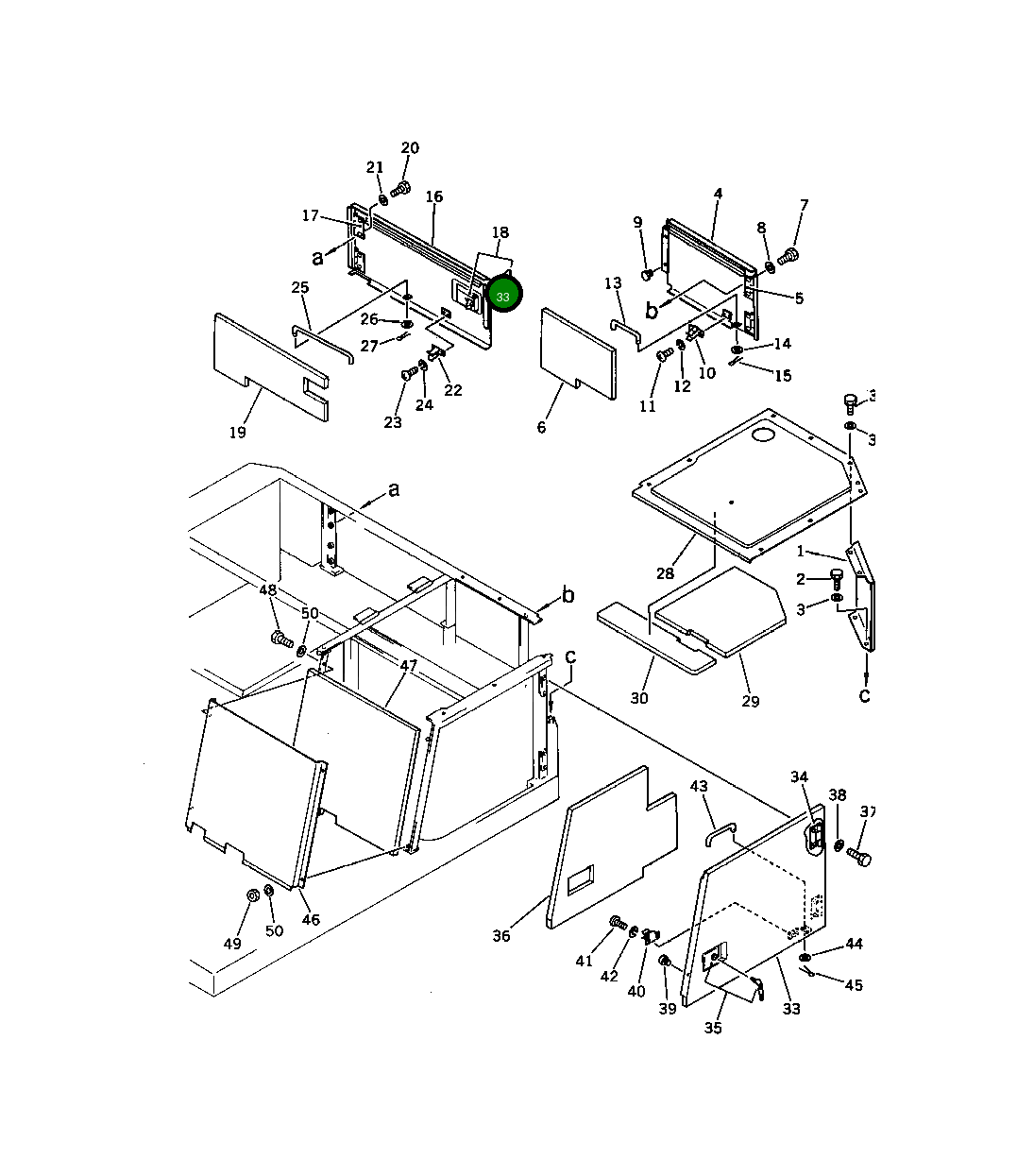 Крышка 201-54-41220 Komatsu
