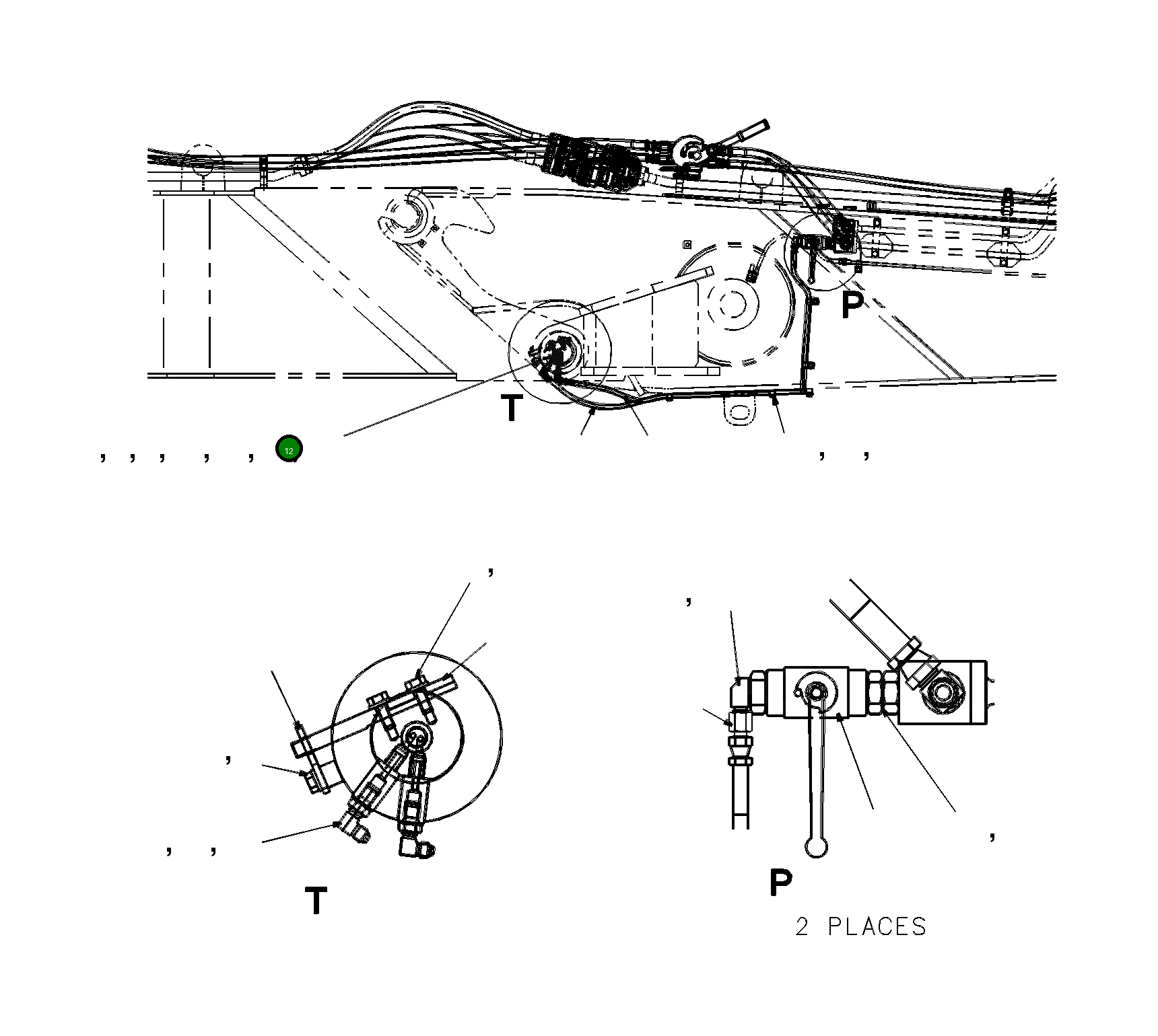 Кольцо уплотнительное (O-Ring) 700212434 Komatsu
