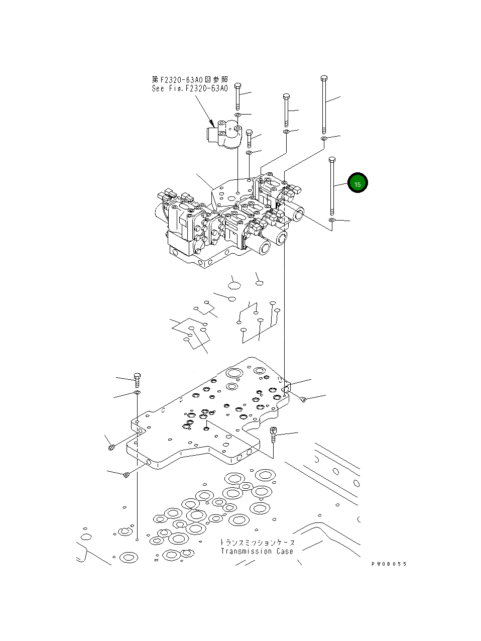 Болт 19M-15-15280 Komatsu