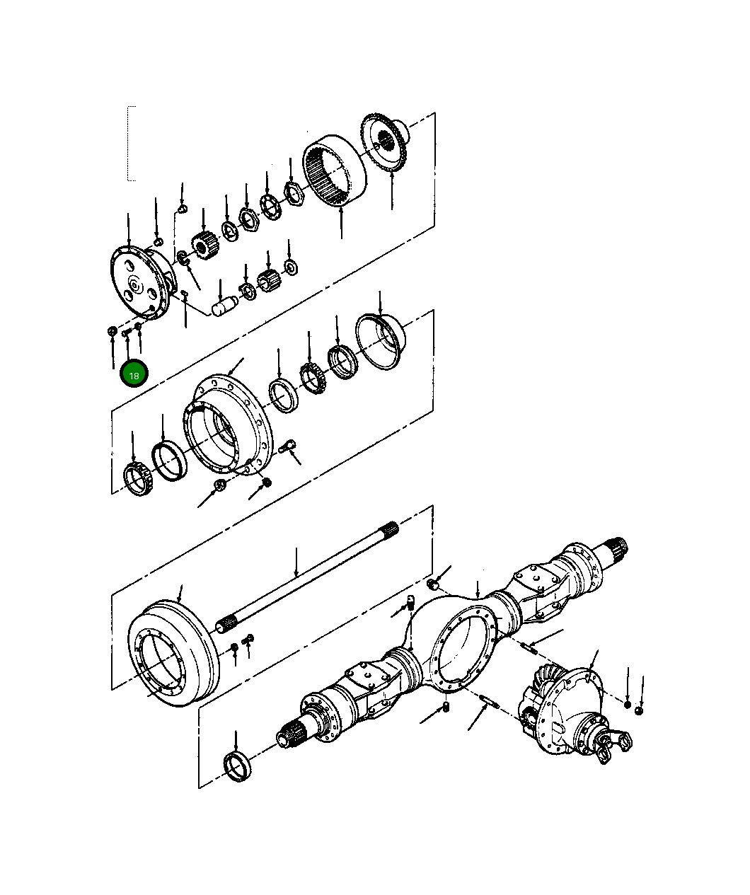 Болт 33 368 A Komatsu