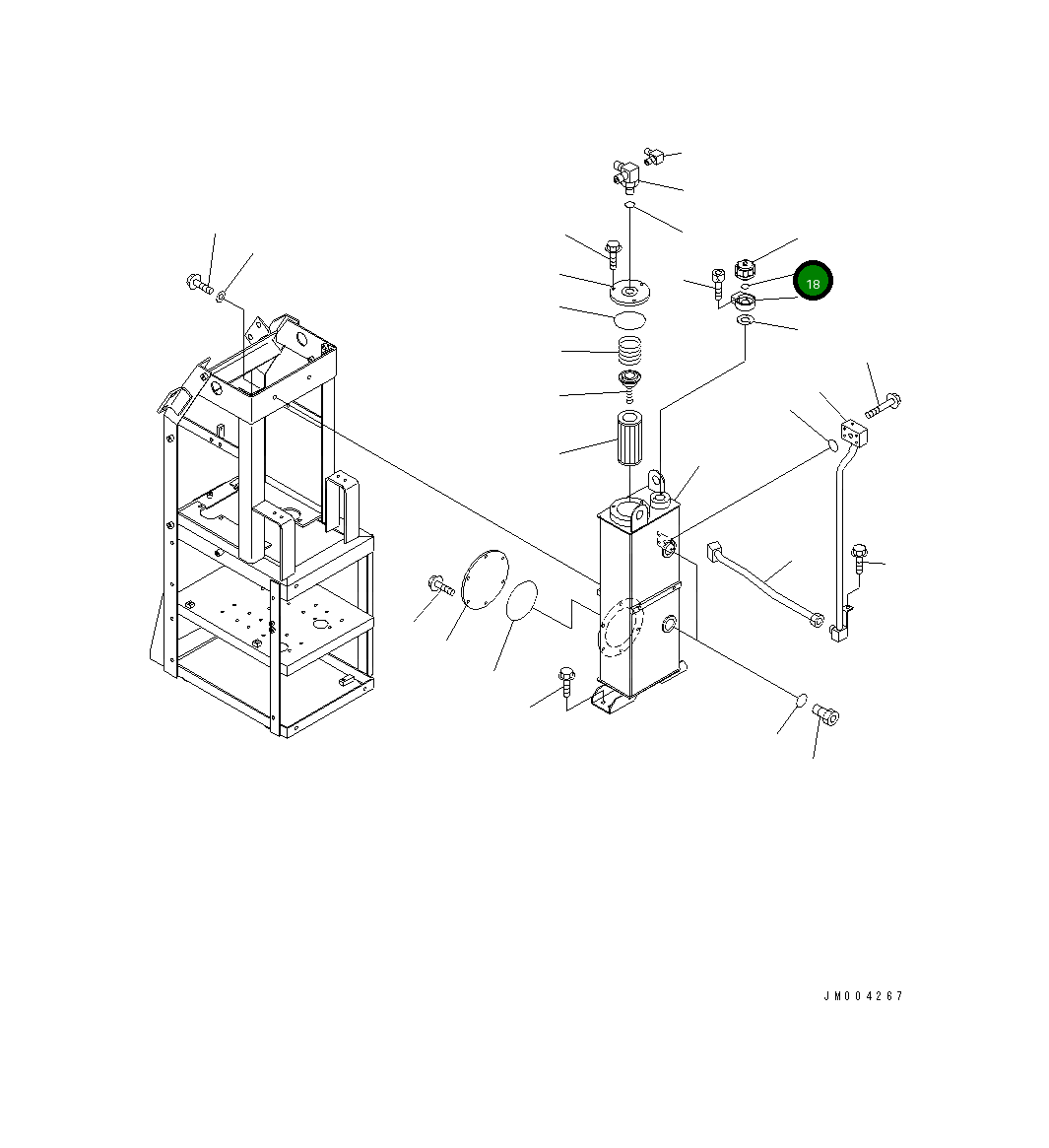 Крышка 417-60-15390 Komatsu