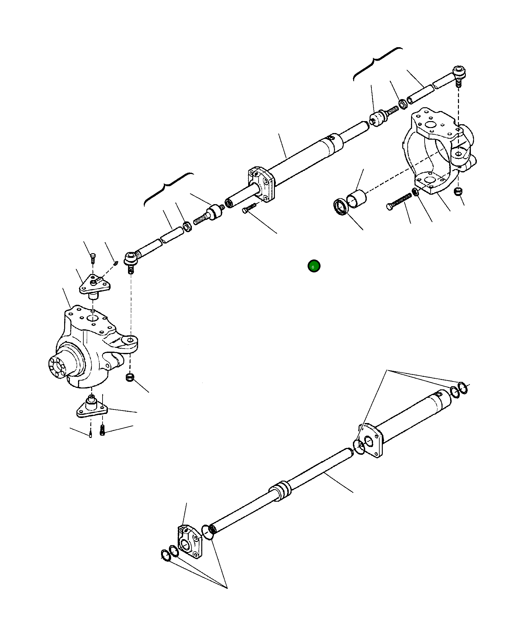 Болт CAO128534 Komatsu