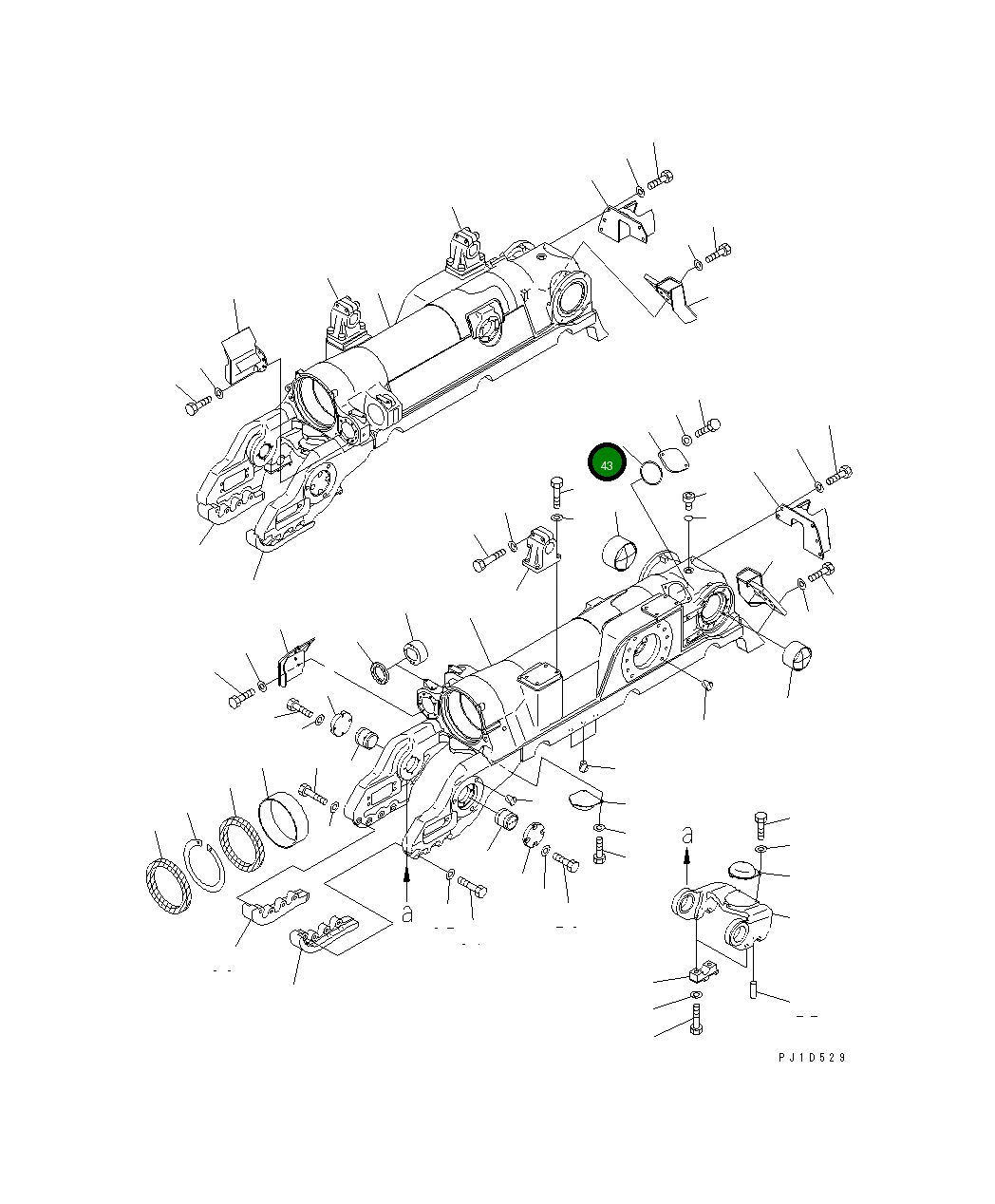 Кольцо уплотнительное (O-Ring) 07000-45155 Komatsu