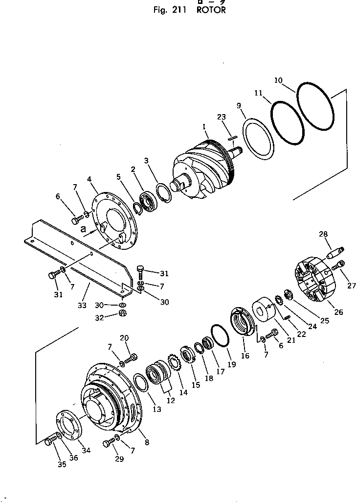 Кольцо уплотнительное (O-Ring) M711165210130  Komatsu