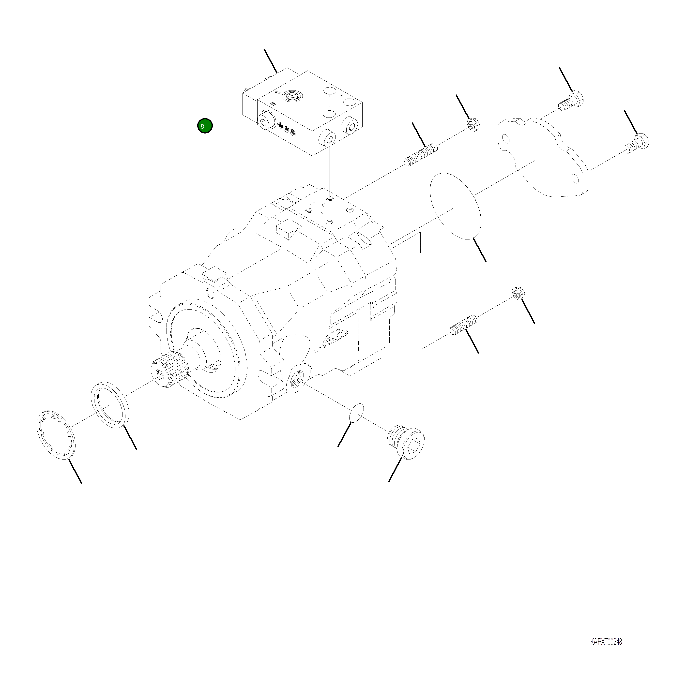 Кольцо уплотнительное (O-Ring) 4A1-60-25950 Komatsu