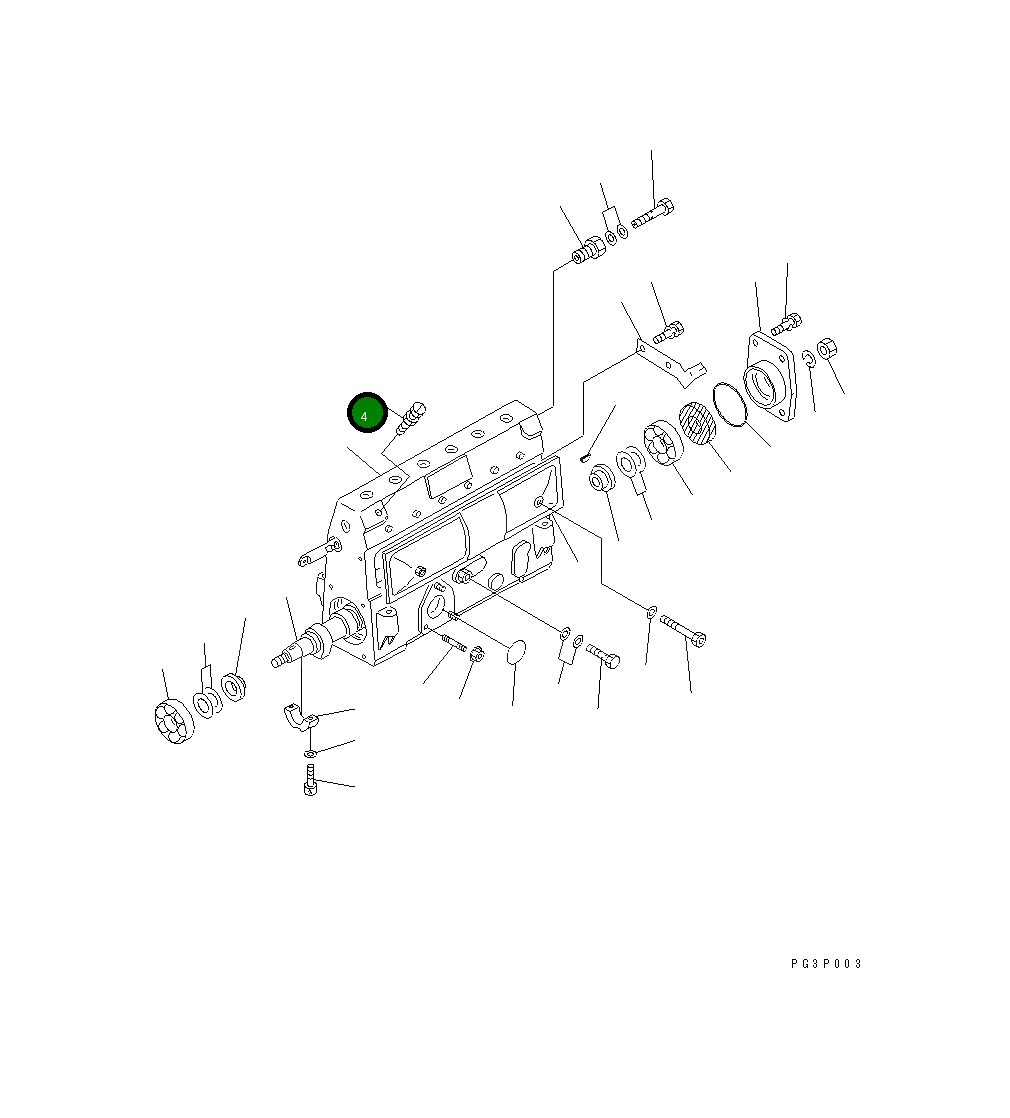 Болт DK131420-3120 Komatsu