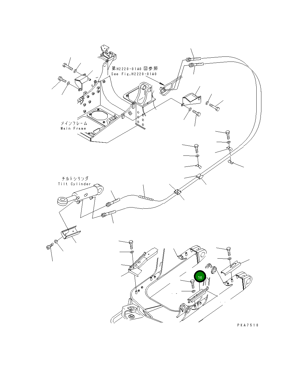 Крышка 124-62-51780 Komatsu