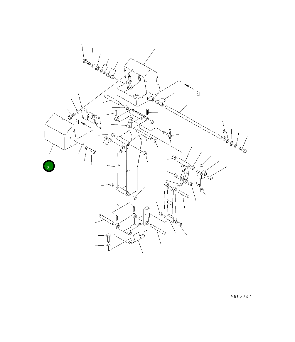 Крышка 234-43-37230  Komatsu