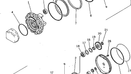 Комплект уплотнений TZ314A9000-00 Komatsu