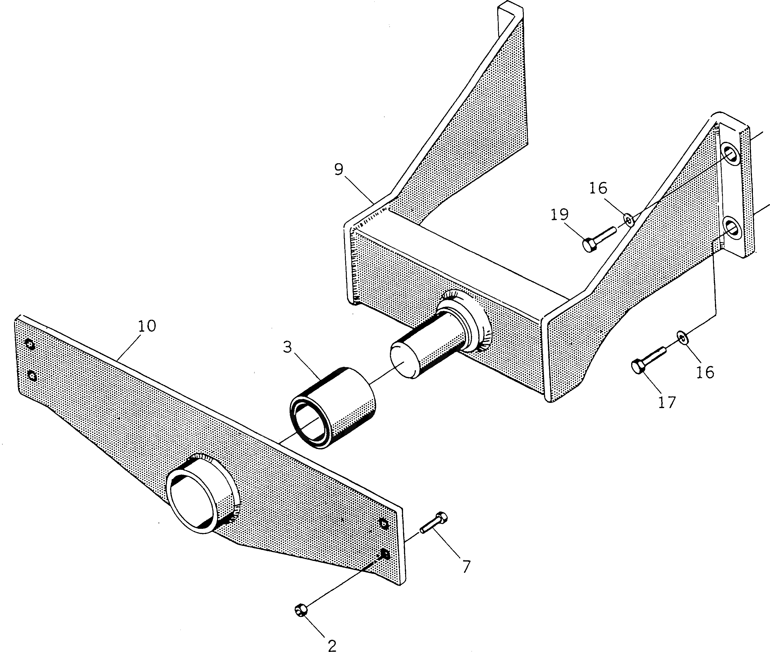 Болт BW060481  Komatsu