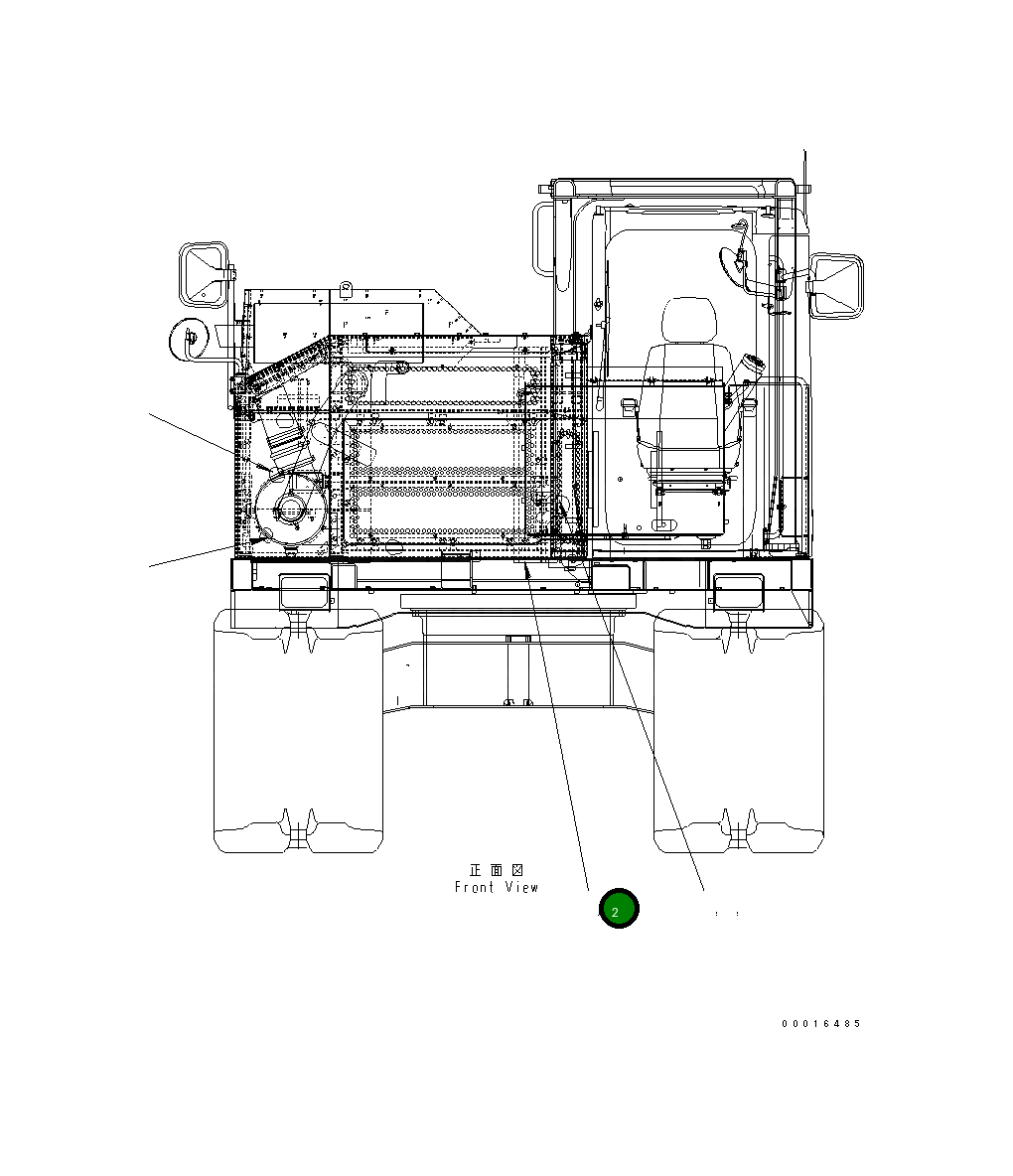 Крышка 14S-54-24762 Komatsu