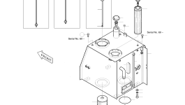 Крышка 2473-1041 Komatsu