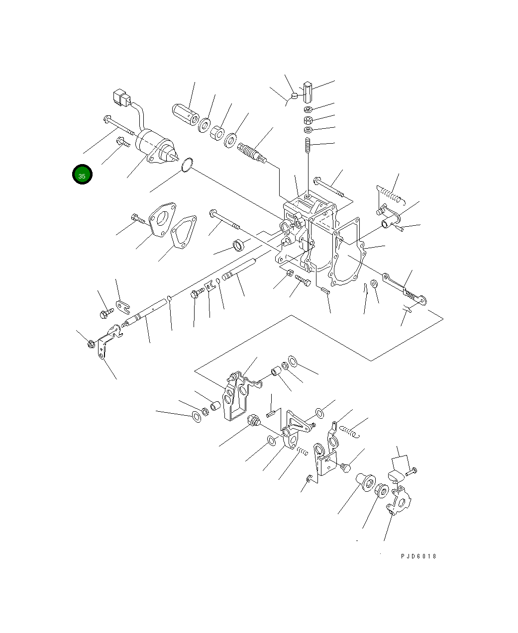 Болт 456-765 Komatsu