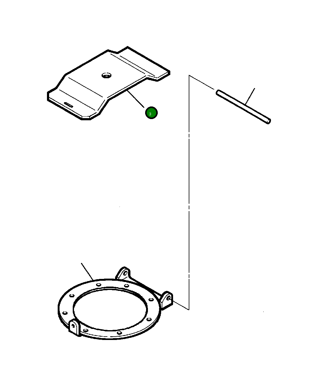 Крышка 161 903 H45 Komatsu