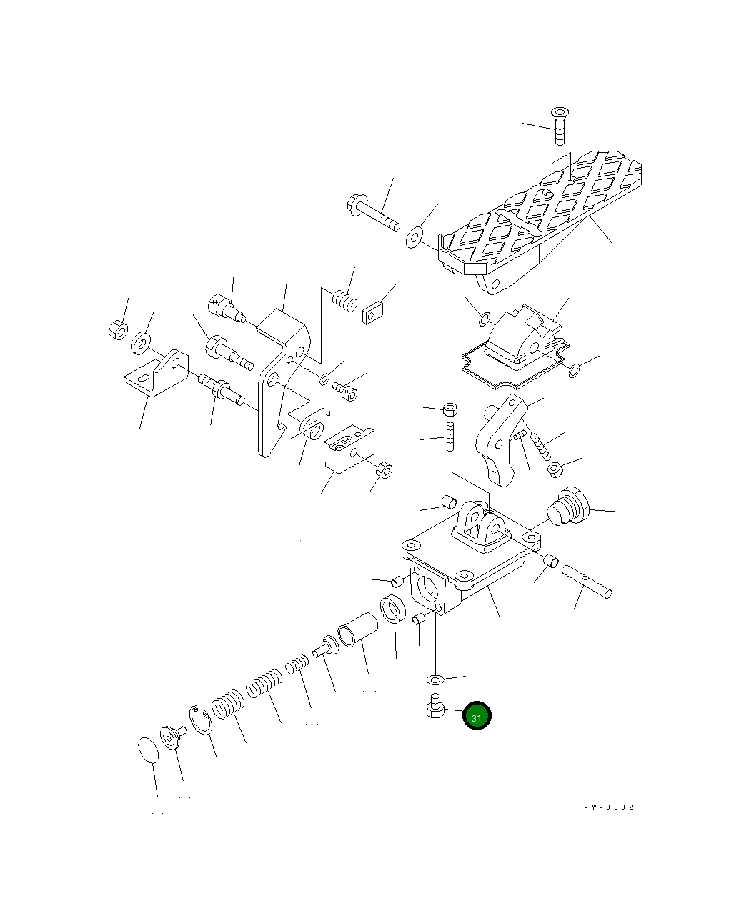 Болт 20E-60-K5240  Komatsu