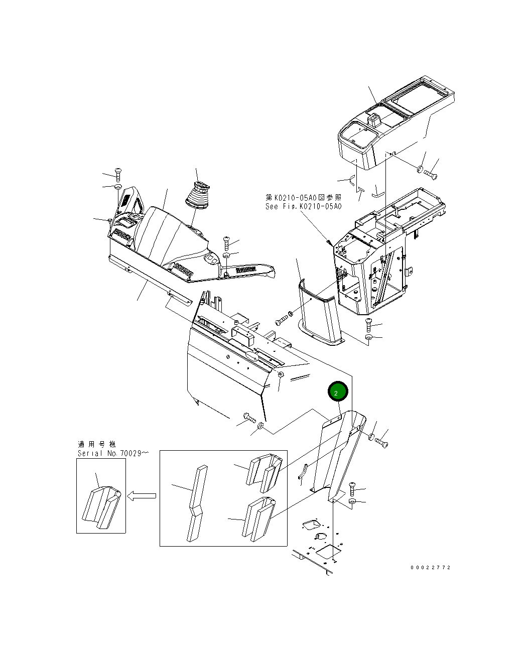 Крышка 416-54-32511 Komatsu