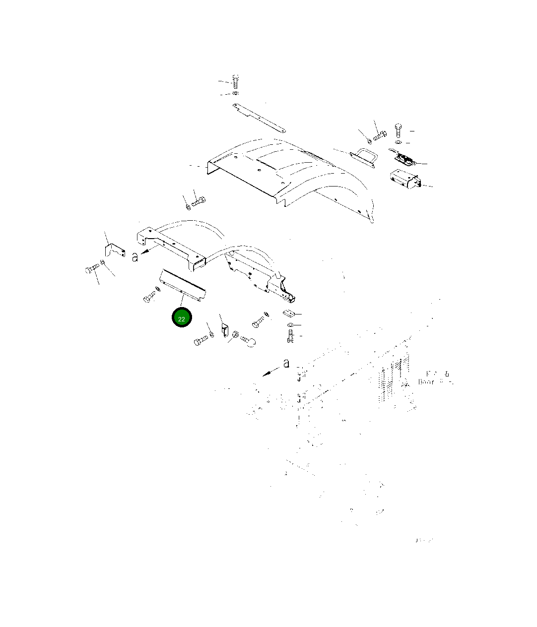 Крышка 423-54-65770  Komatsu