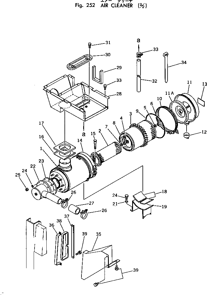 Болт M018011600206 Komatsu