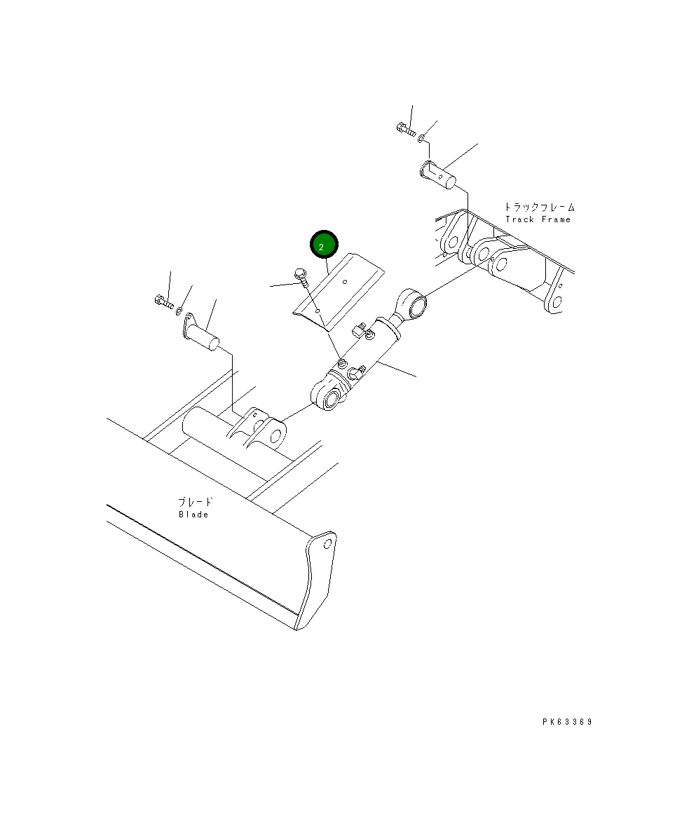 Крышка 20W-71-71311  Komatsu