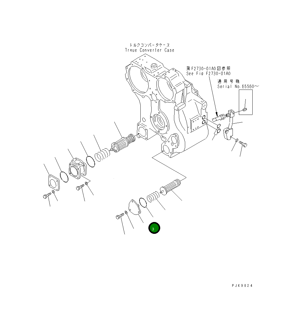 Крышка 14X-10-11721  Komatsu